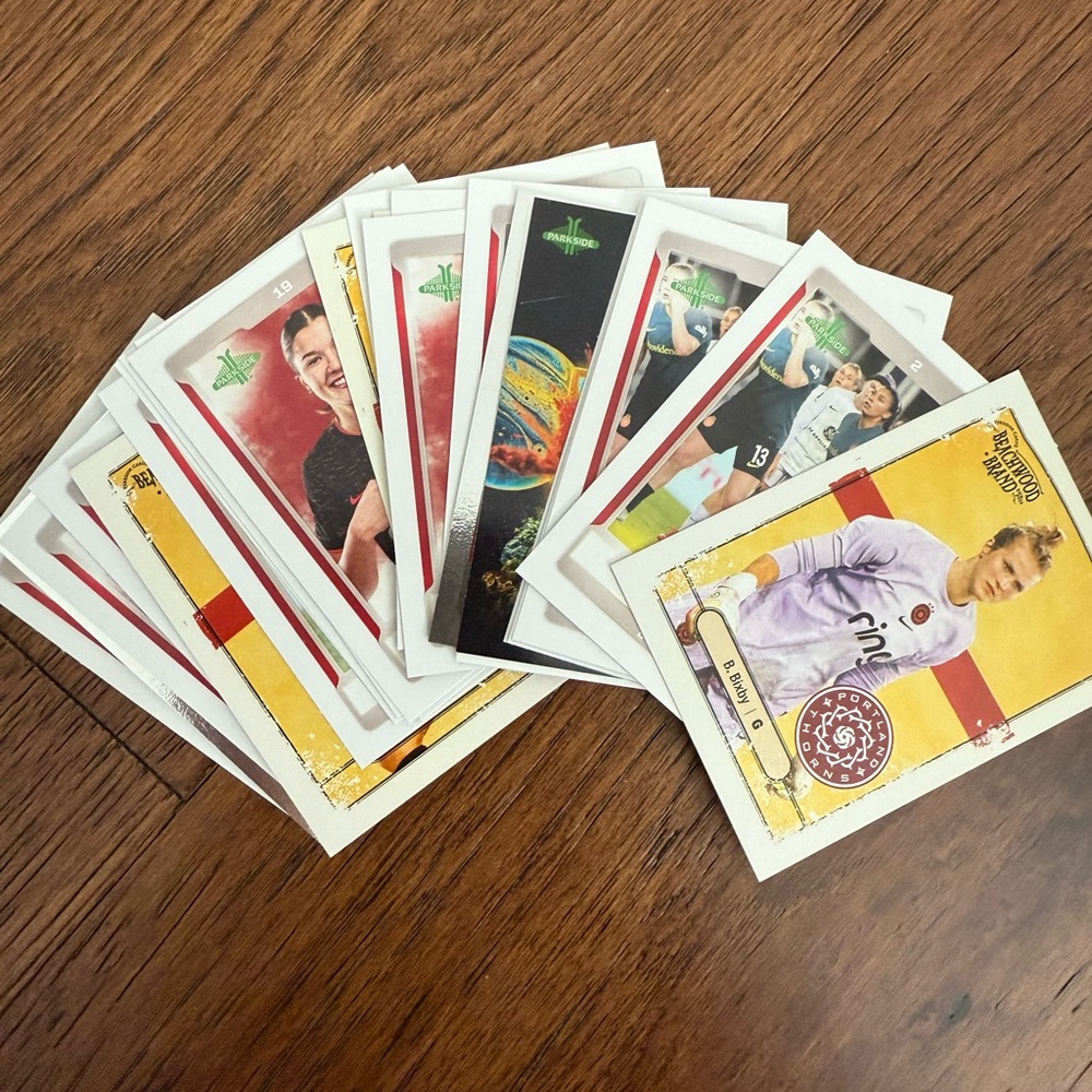 NWSL Portland Thorns Soccer Trading Card Set